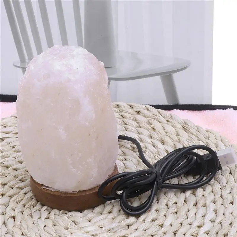 

Desktop USB Crystal Himalayan Salt Lamp Mini Night Lamp Colorful Light Changing Night Light Simplicity Table Lamp