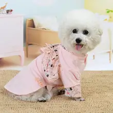 Милая Одежда для животных весна, лето, домашний питомец собака платье Элегантная юбка щенок Костюмы для домашних собак, одежда для домашних животных продукты Аксессуары