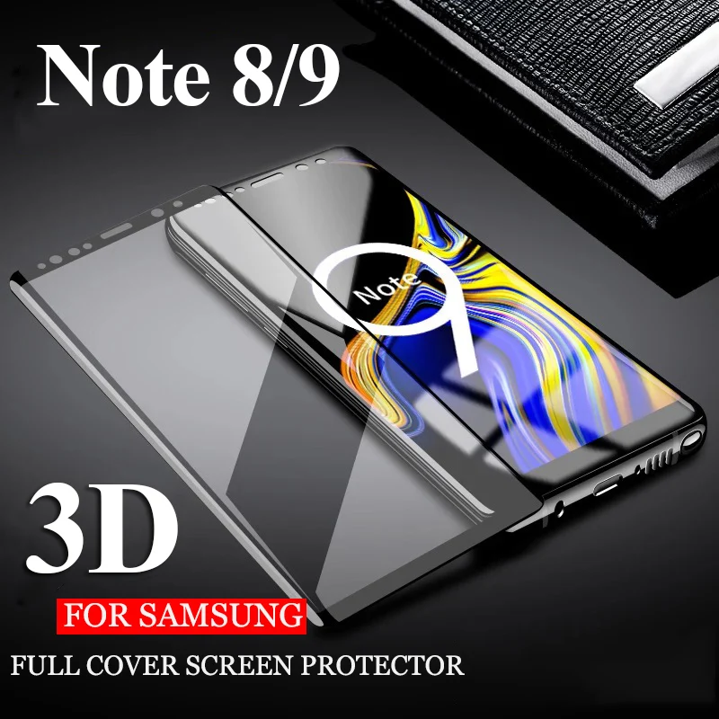 

3d Full Cover For Samsung Galaxy Note 8 9 Screen Protector sumsung glaxay note8 note9 protective glas 8note 9note tempered film
