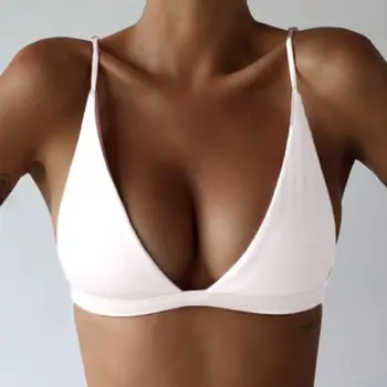 

Sexy Women Bandage Push Up Ultrathin Padded Bra Female Swimsuit Bikini Swimwear 3 Colors