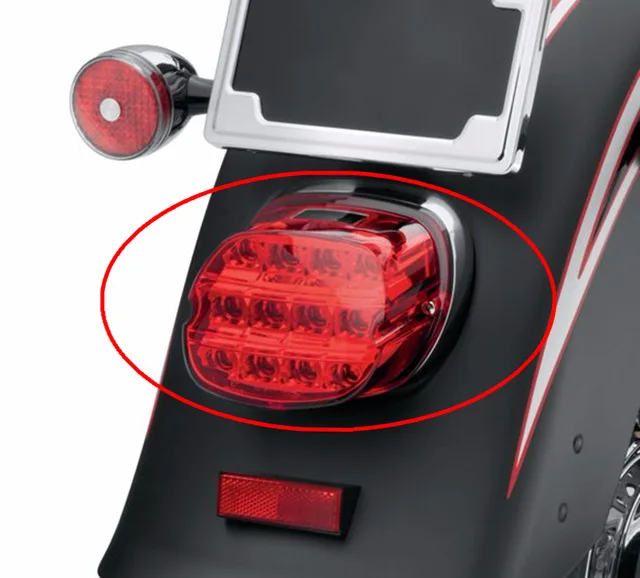 

Motorcycle Tail Light For Harley Dyna Fat Boy FLSTF Night Train FXSTB Softail Sportster Road King Electra Glide Road Glide