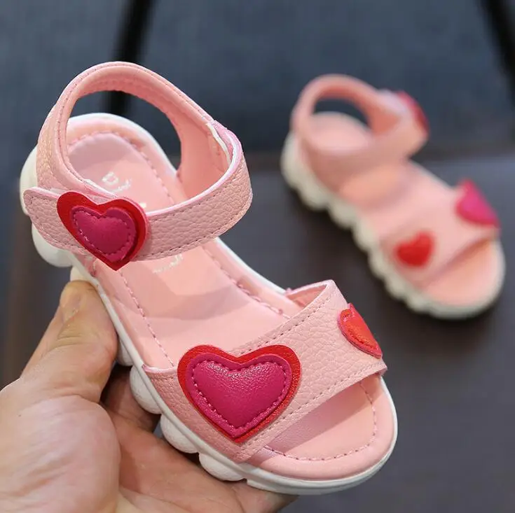 

KKABBYII Summer Girls Sandals New Fashion Princess Shoes Infantil Children Dance Shoes For Party Kids Korean Beach Sandals