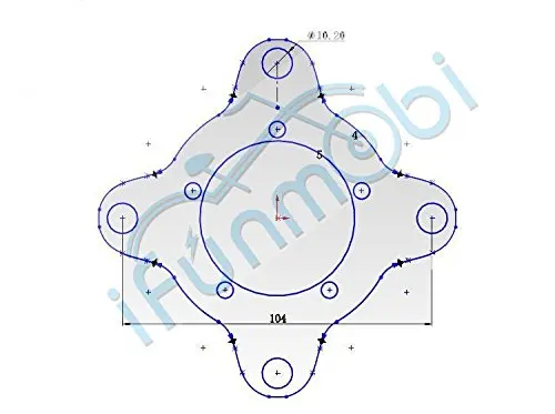 Clearance Exclusive Customized 104 BCD Chainring Spider Adaptor Gearing For 8fun Bafang Mid-Drive Motor kits BBS01 BBS02 electric bicycle 1 Clearance Exclusive Customized 104 BCD Chainring Spider Adaptor Gearing For 8fun Bafang Mid-Drive Motor kits BBS01 BBS02 electric bicycle 1