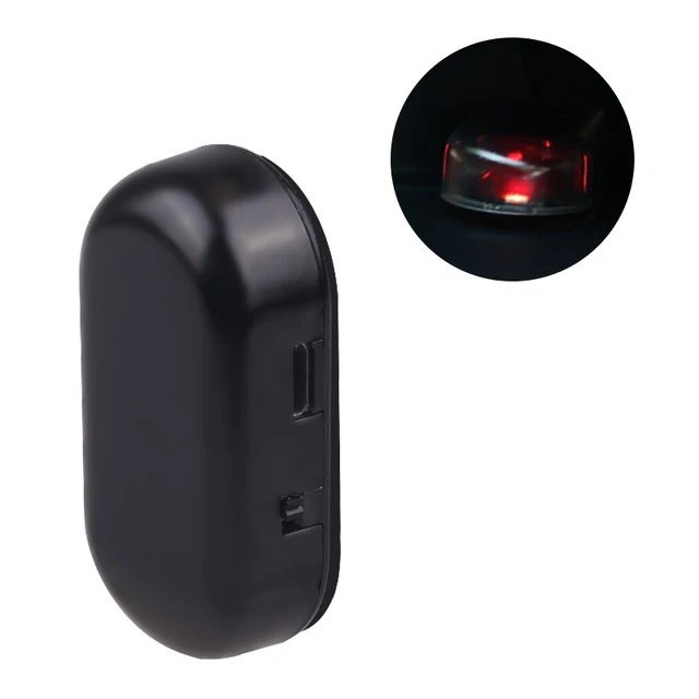 Solar simulation anti theft LED car alarm anti theft light analog