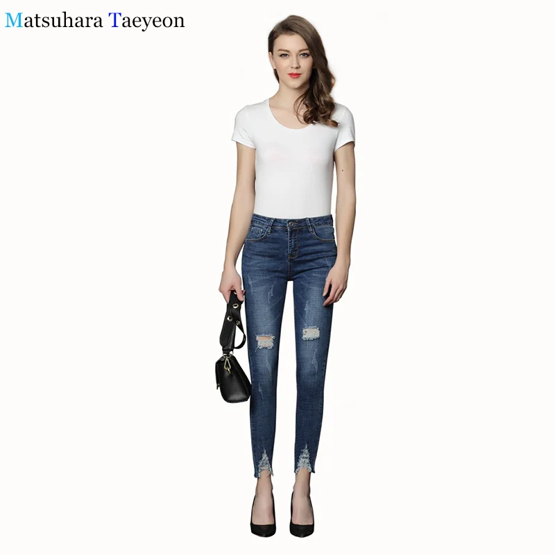 ladies jeans scratch