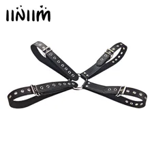 Горячая Мода Гей сексуальный мужской черный Корректирующее белье для мужчин PU нагрудный ремень для тела мужские Регулируемые Корректирующее белье свободный размер