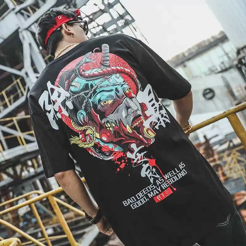 Cotton Cool Oversized T Shirt Gothic 