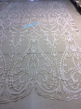 

special JIANXI.C-110614 tulle lace fabric with glued glitter african tulle net lace fabric lace for party dress