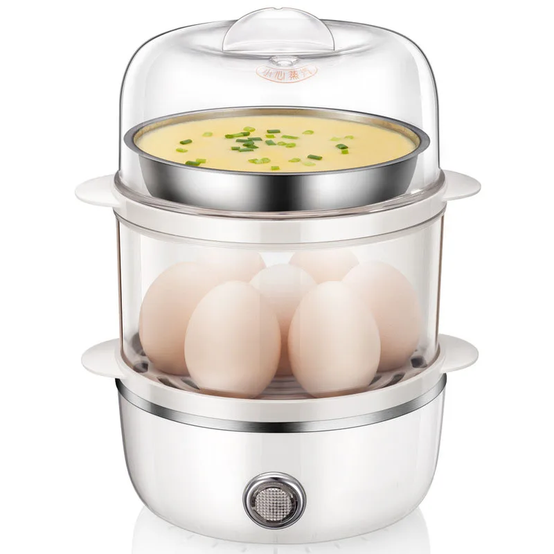 

Multi-function Double-layer Stainless Steel Egg Cooker Egg Steamer