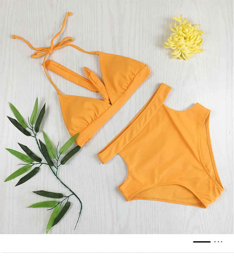 Belleziva Women Sexy Crisscross Plunge One Piece Swimwear Backless  (7)