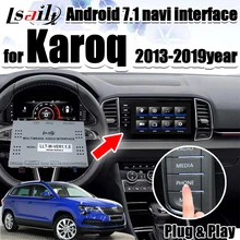 Plug& Play Android 7,1 мультимедийный видео интерфейс для Karoq/Arteon/Beetle. MQB MIB MIB2 gps навигационная коробка с android авто