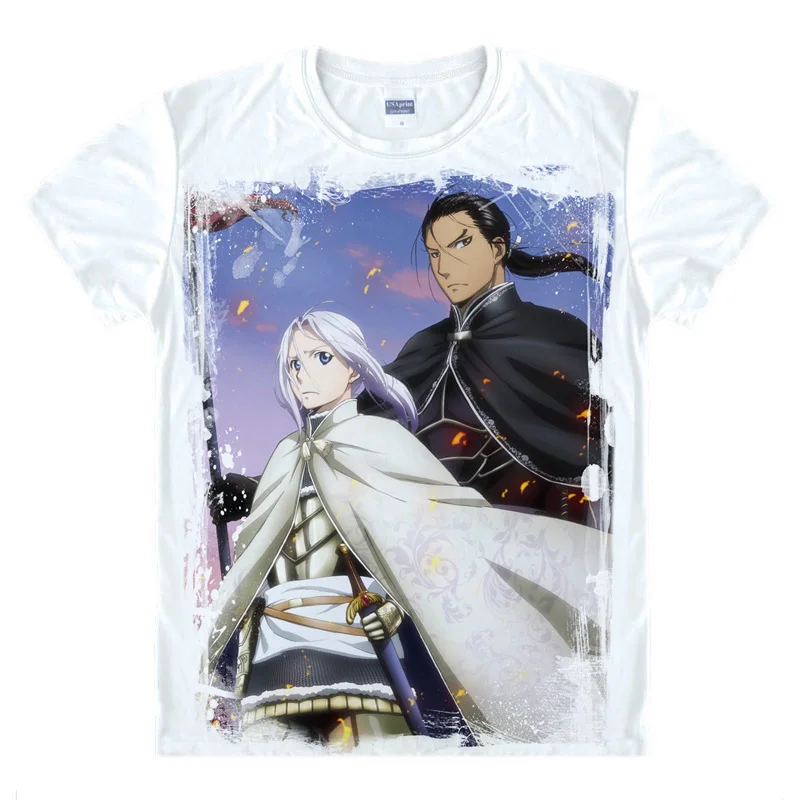Аниме Arslan Senki Heroic Legend of ARSLAN DARYUN футболка Летняя короткий рукав топы унисекс