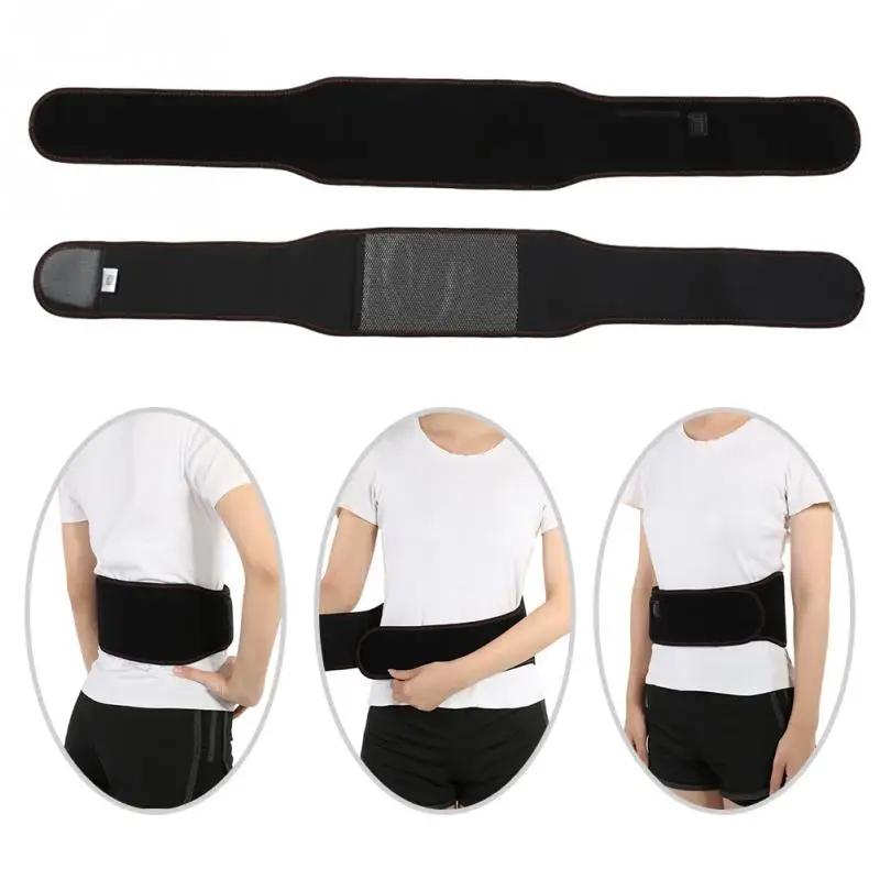  Adjustable Graphene Far Infrared Waist Supporter Heating Waist Therapy Belt Back Waist Support Brac
