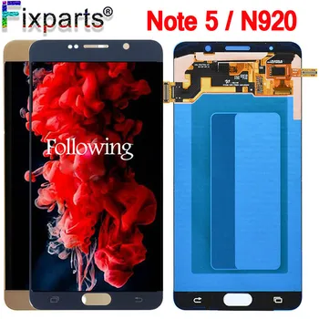 

Amoled For Samsung Galaxy NOTE 5 N920 N920F LCD Display Touch Screen Digitizer Assembly Note5 Replacement For SAMSUNG NOTE 5 LCD