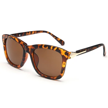 Лаура Фея модные уличные UV400 Солнцезащитные очки для женщин Для женщин квадратные металлические лоскутное украшения Прохладный Защита от солнца Очки для Для женщин - Цвет линз: hawksbill