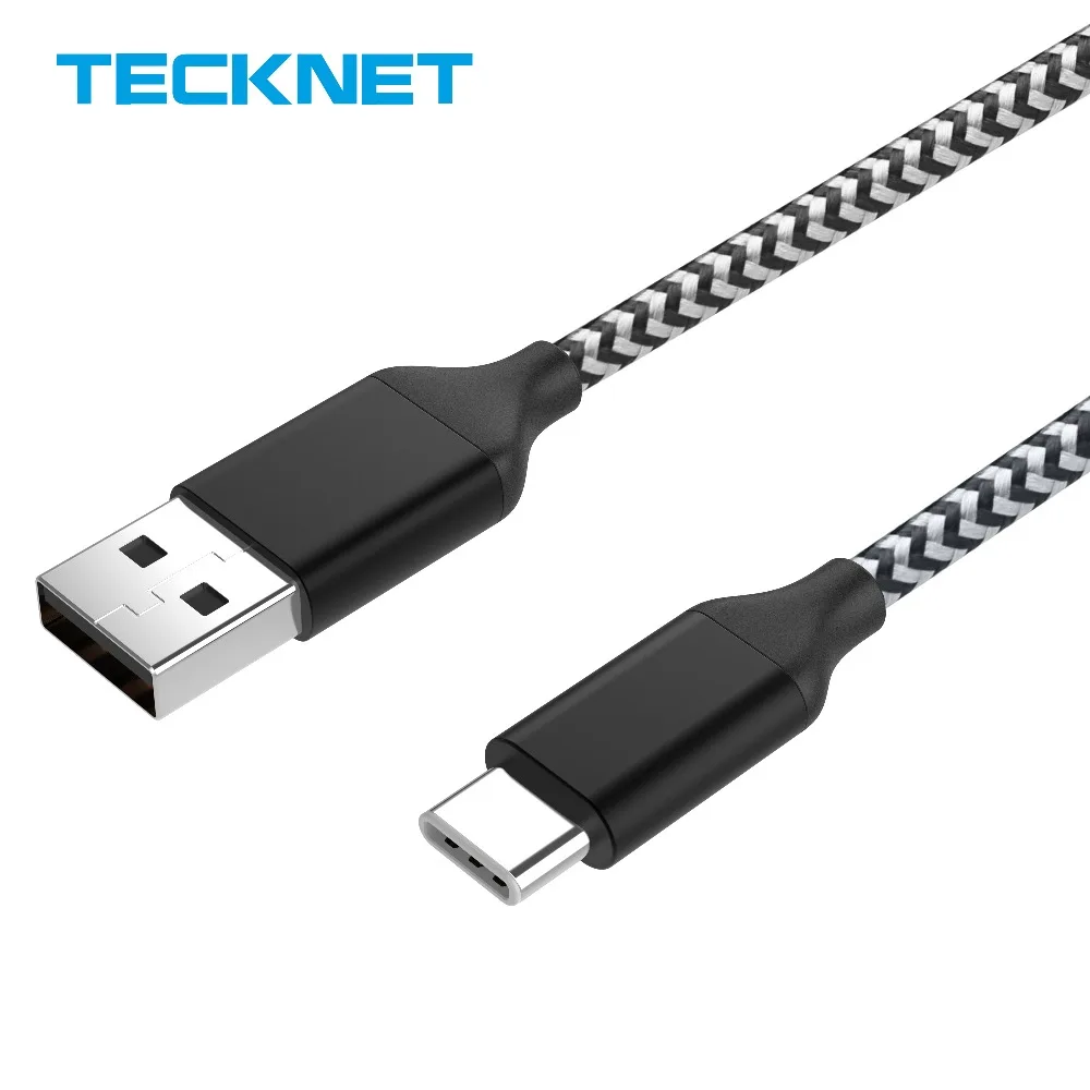 

TECKNET USB Type C Fast Charging usb c cable Type-c 3.1 data Cord Phone Charger For Samsung S8 Note 8 Xiaomi mi6 huawei adapter