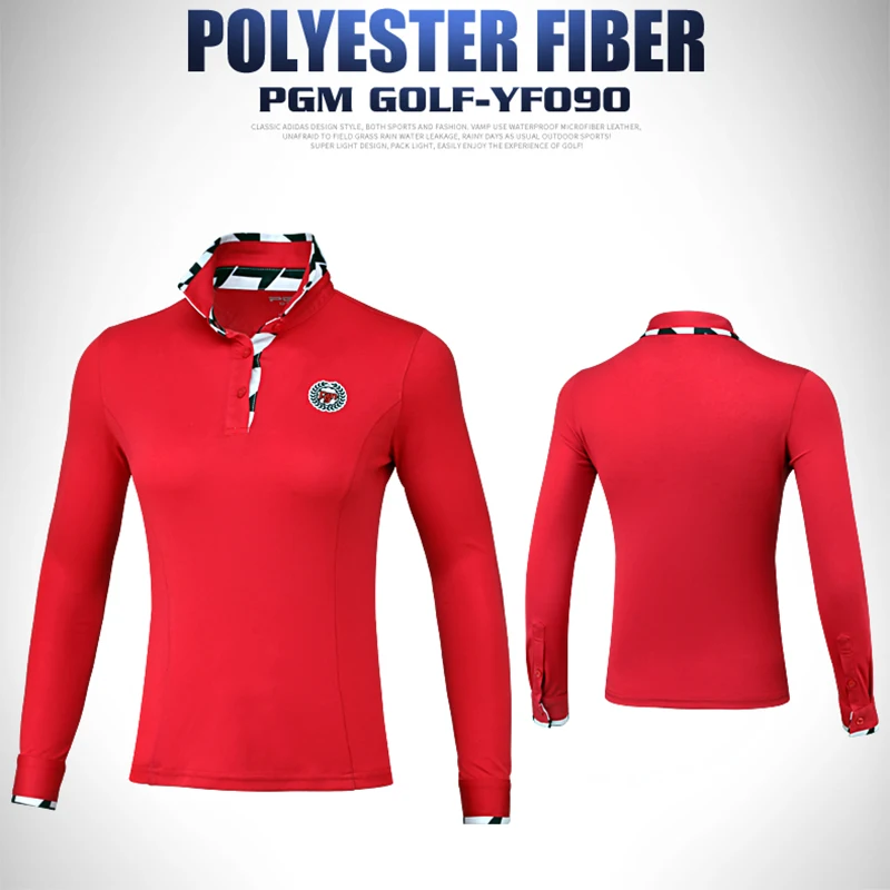 2018 New PGM Brand Golf Sportswear Autumn Winter Women's Long-sleeve T-shirt Top quality Women Golf Trainning Shirts