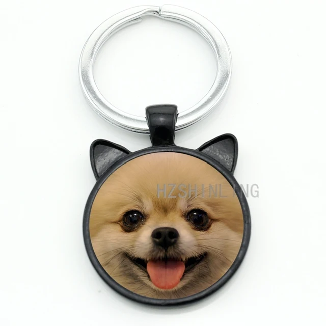 pomeranian keyring