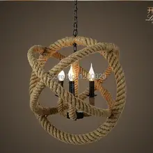 Dia32cm/43 см/56 см винтажный креативный круговой Плетеный подвесной светильник Гостиная/украшение дома лампа PLL-417