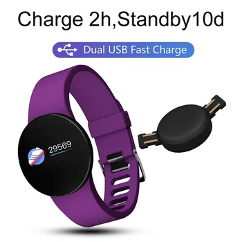 

D3 Plus Color Screen Bracelet Step Counter Fitness Tracker Heart Rate Blood Pressure Monitoring Waterproof Smart Wristband Band