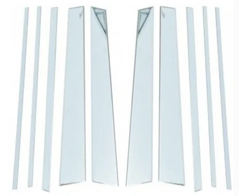 

For Toyota Land Cruiser Prado FJ150 2014 2015 2016 2017 2018 Stainless Steel Center Pillar Window Trim Cover 10pcs/set