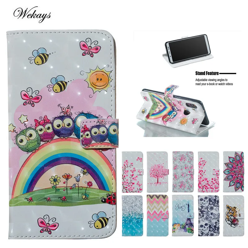 

Wekays Phone Case For Xiaomi Redmi note 6 pro Cartoon Owl Cover Case For Xiaomi Redmi note 5 pro Luxury Case Silicone Coque Capa