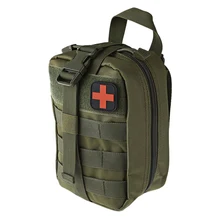 Нейлоновая Военная Тактическая медицинская сумка MOLLE Battlefield спасательный пакет для наружного охотничьего жилета поясная сумка-оливковый Драб