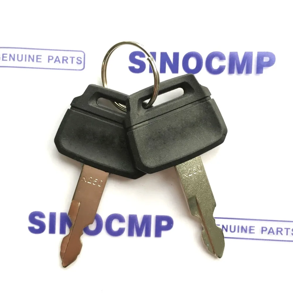 

2 piece Ignition Switch Key for Kobelco Excavator Heavy Equipment Parts