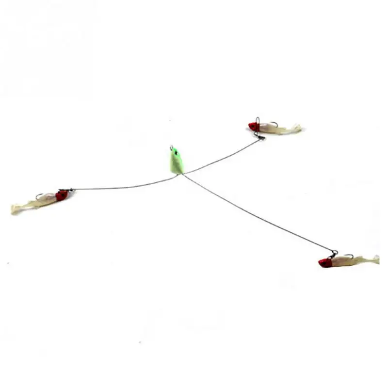 Hight Quality 3 Arms Rig Fishing Lures Bass Barrel Swivel Alabama Umbrella with 3 Wires Jigs Tools Accessories