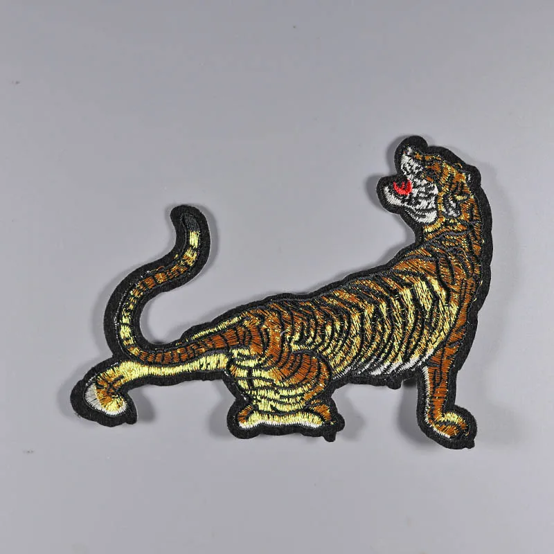 tiger DIY Iron On Patch Clothes Embroidery Applique Ironing Clothing Sewing Supplies Decorative