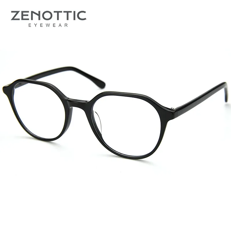 ZENOTTIC ретро круглые оптические очки для рецепта оправа женщин фотохромные с