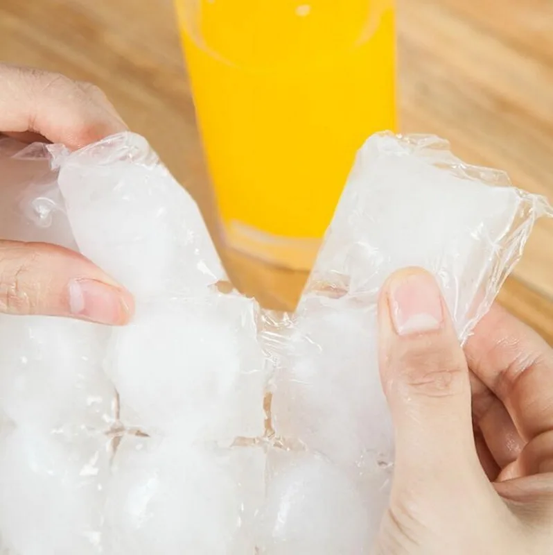 10 шт. одноразовый лед Замороженные латтические пакеты самозапечатываемый пластиковый ледяной аксессуар с кубиками для питья форма для льда