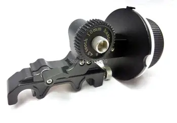 

DSLR Follow Focus Hontoo FF Quick release fit w/ 15mm rail rod clamp for DSLR Rig Pro kit GH4 BMCC 5D3 D800