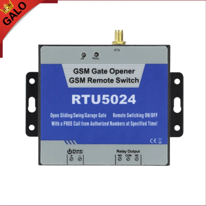 2019 new GSM 2G/GSM Remote door/gate/garage opener via SMS/Free Call Rechargeable Battery for power off alarm