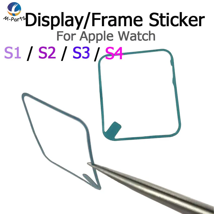 

1~10 Pieces Display Screen 38 42 40 44 mm Frame Sticker For Apple Watch Series 1 2 3 4 S1 S2 S3 S4 Exclusive DoubleSide Adhesive