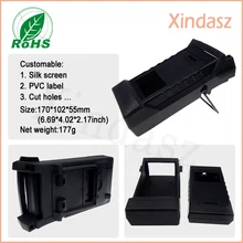 170*102*55 мм Резиновый электрический портативный корпус высокого качества коробки для плат чехол с держателем батареи