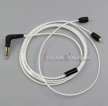 

LN005057 Lightweight Pure Silver Plated 4N OCC Cable For Shure Se846 se535 se425 se315 se215 Earphone