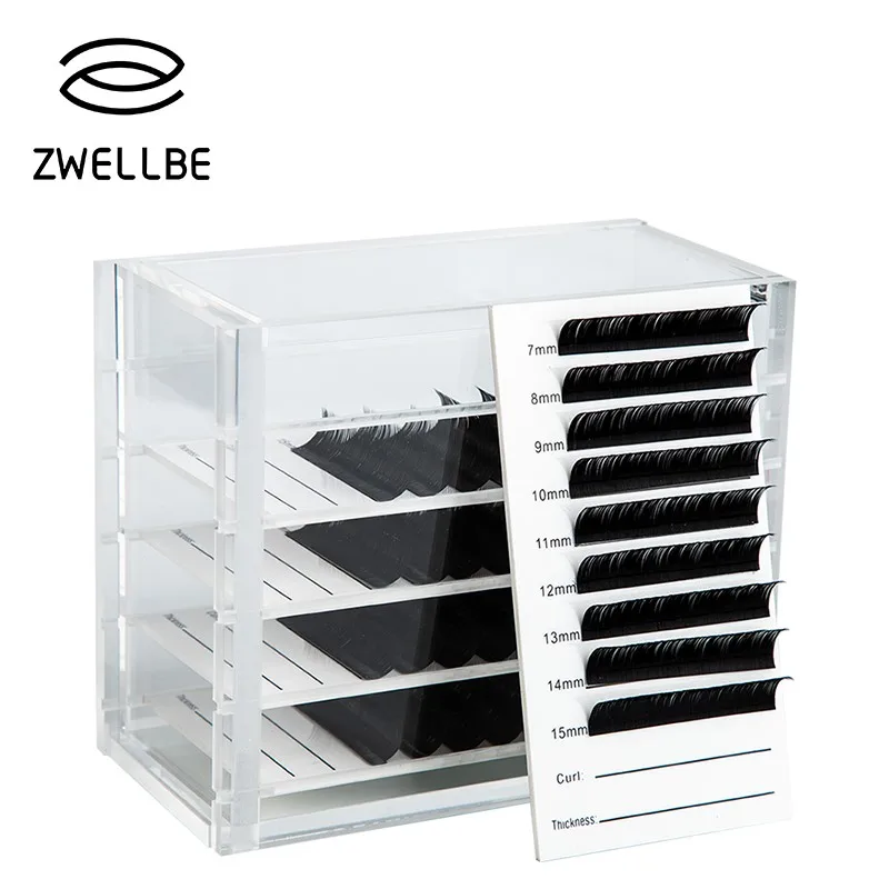 Eyelash Extension Storage Box Eyelash Extension Organizer Acrylic Lash