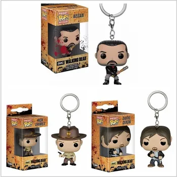 

Funko POP Walking Dead Daryl Dixon,Rick Grimes Pocket keychain Action Figure toys For Children Christmas gift with Retail Box