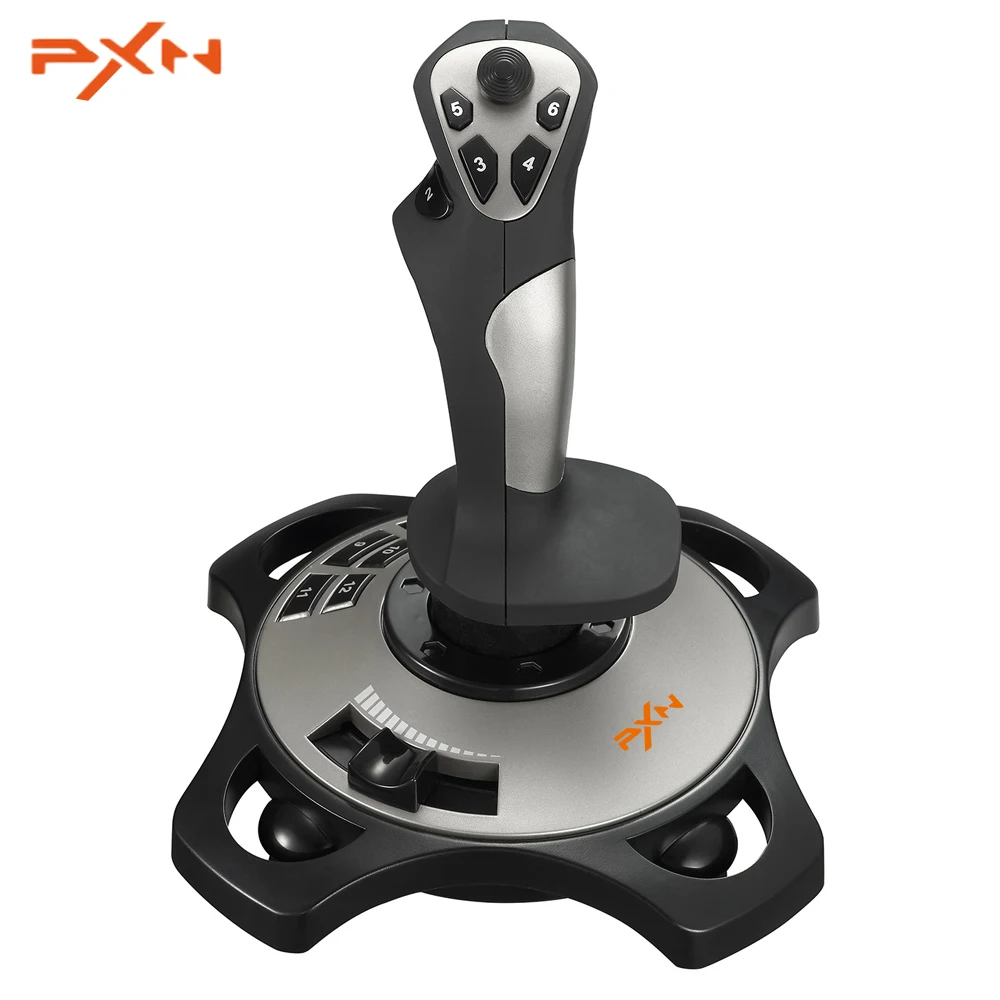 

PXN PRO 2113 Wired 4 Axles Flying Game Joystick Customizable Button Simulator Controller Professional Gaming