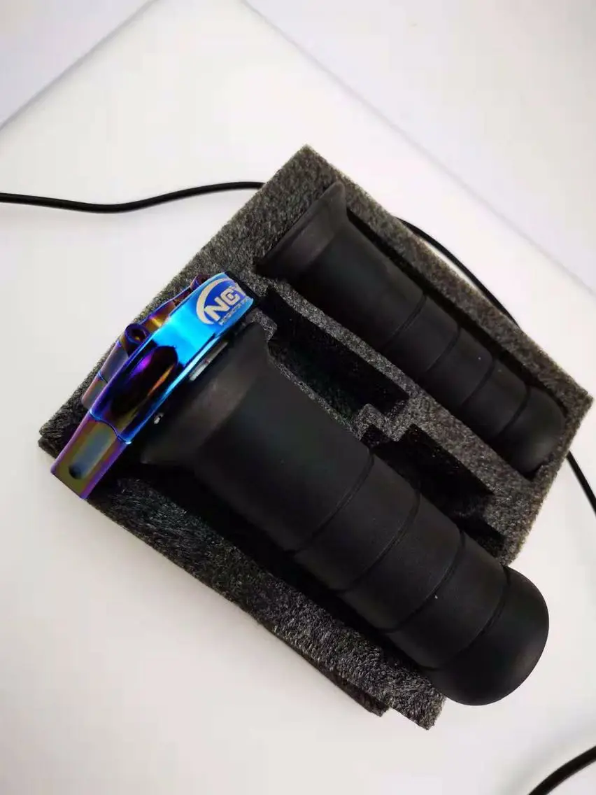 Motorcycle Handlebar Grips Throttle With Double Bearings For 22mm Handlebar For Honda Yamaha Scooter Dirt Bike Modify Rainbown