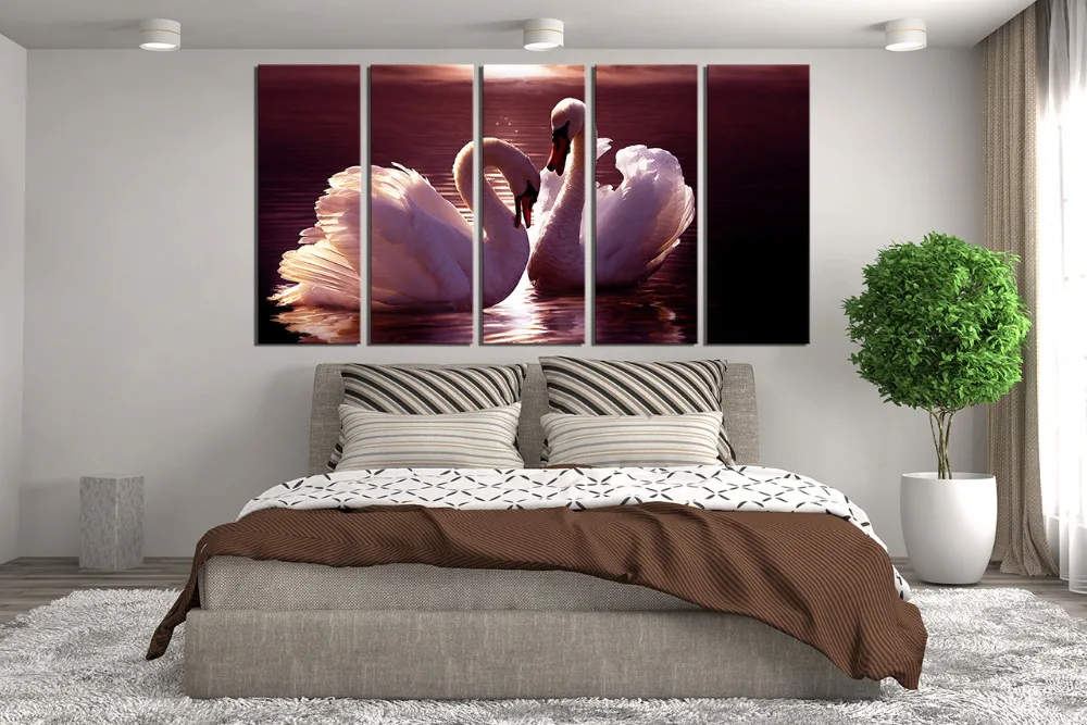 5_piece_group_canvas_bedroom_canvas_photography_white_swan_canvas_art_prints__77896.1477292883.1280.1280