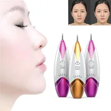 Портативный лазерной темное пятно удаления ручка моль веснушки машина лазер для удаления татуировки Приспособления для красоты в горошек моль место