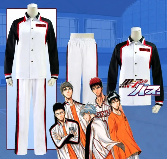 

Anime Kuroko no basuke Kuroko Tetsuya Makotorin school Team Uniform cosplay costume Full set in stock customize any size NEW