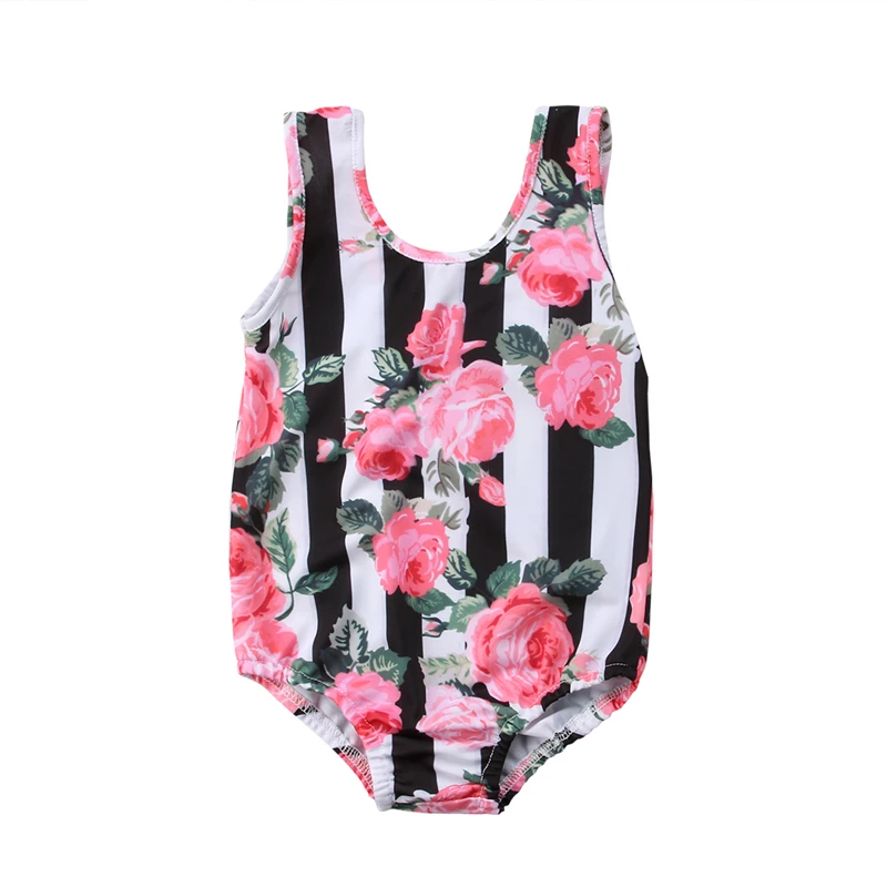 

Hirigin Toddler Kids Girls Floral Striped Bikini Set Baby Girl Summer One-Piece Swimwear Swimsuit Bathing Suit Beachwear Biquini