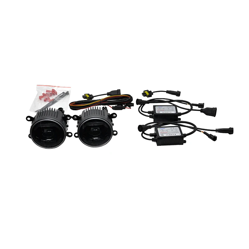  White DRL Halo Led Front Bumper Driving Fog Light Kits For Land Rover Range Rover Sport 09-13 MK3 F - 33010962059