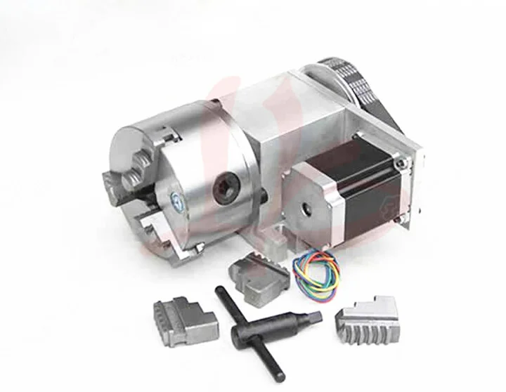 Hot selling CNC 4th axis ( A aixs Rotary ) with chuck for cnc router miiling machine | Инструменты