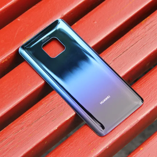 Стеклянный задний Чехол для huawei mate 20 Pro mate 20 PRO задняя крышка батарейного отсека для телефона задняя крышка корпуса - Цвет: Aurora multicolor