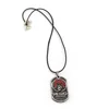 Collier pendentif Vintage en métal pour hommes et femmes, bijou en cuir, chaîne à maillons, cadeau, collection 2033 ► Photo 3/6