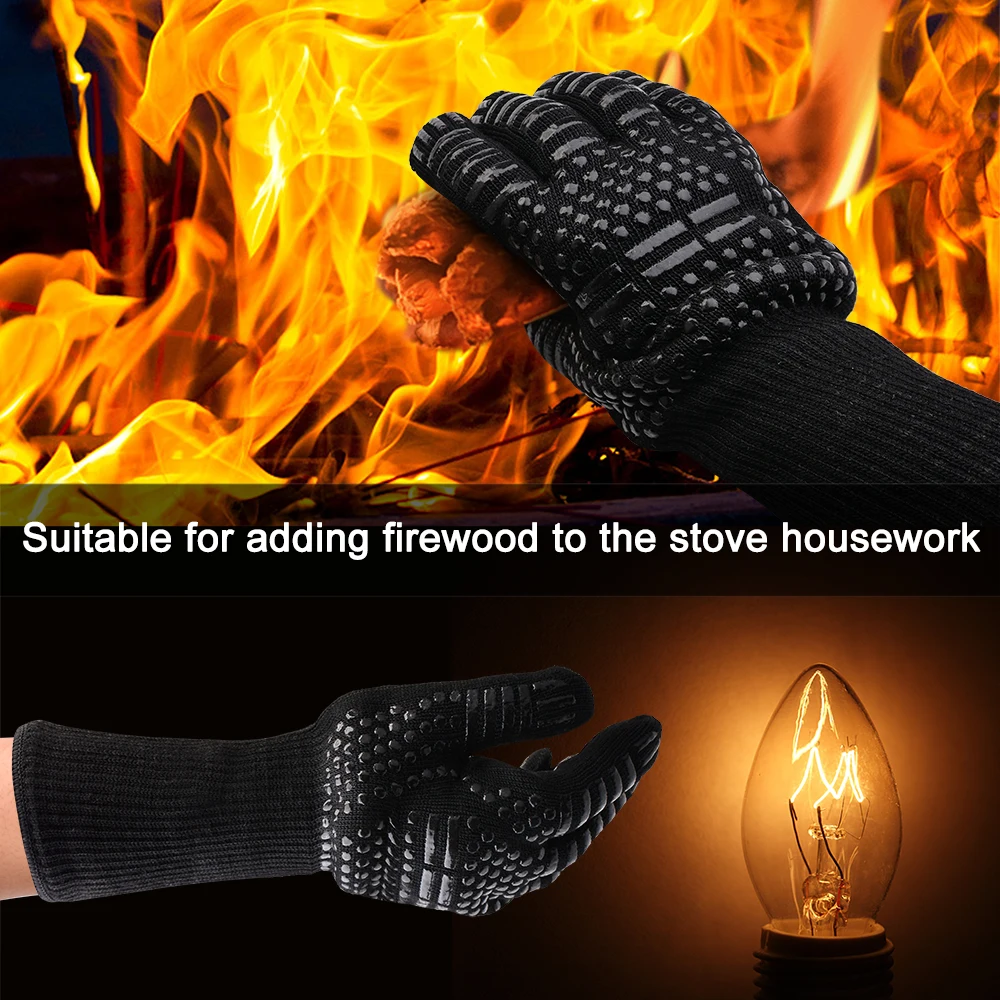 Potholders For kitchen glove BBQ the fireproof baking heat resistant silicone potholders holder pots for baking oven potholder (5)